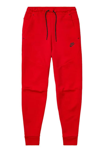 Red Nike Tech Fleece Pants