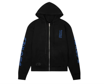 Chrome Hearts Thermal Letter Zip Up Black Blue