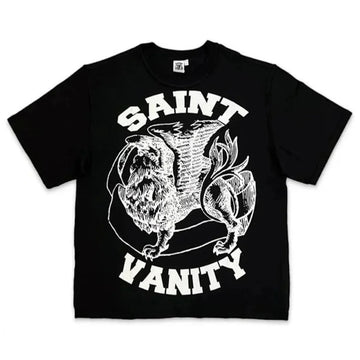 Saint Vanity Griffin Black White T-Shirt