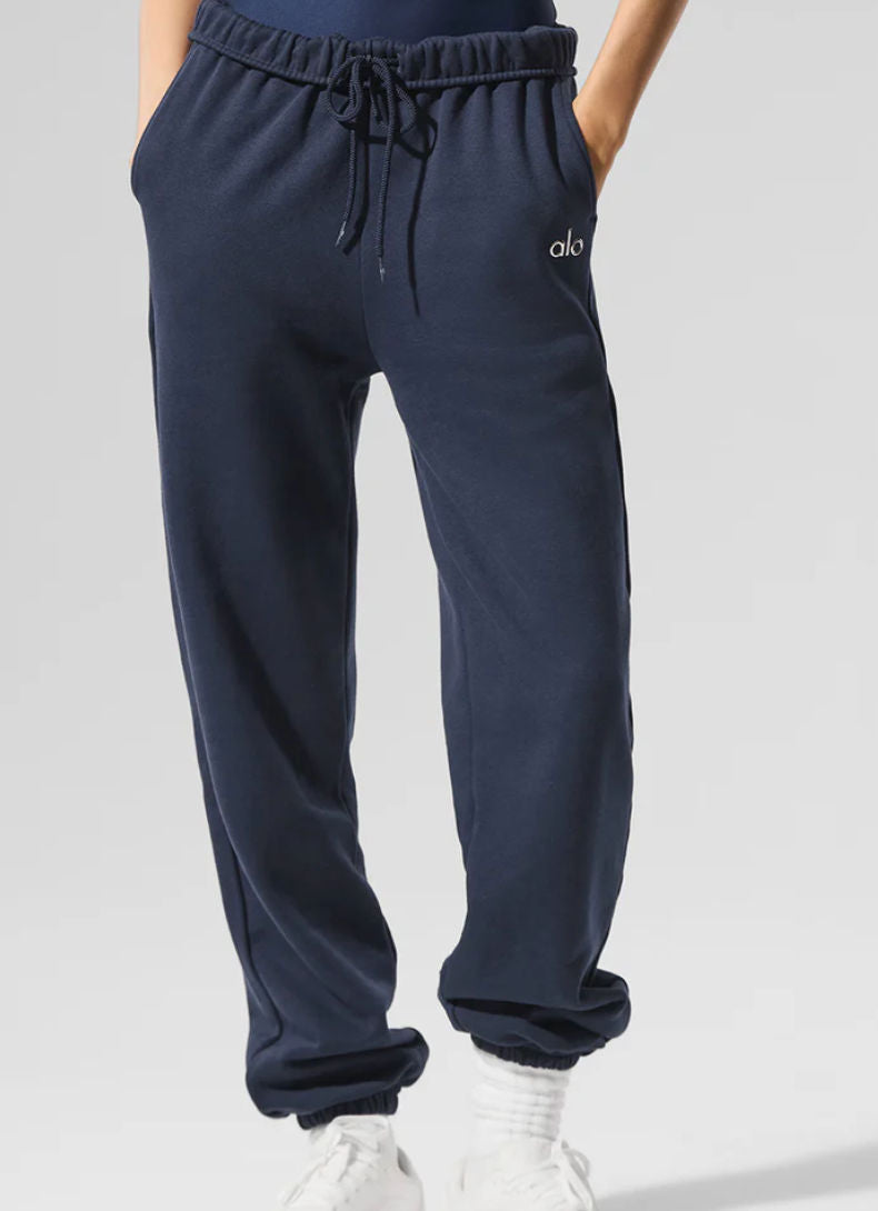 Alo Accolade Hoodie Set Navy Blue
