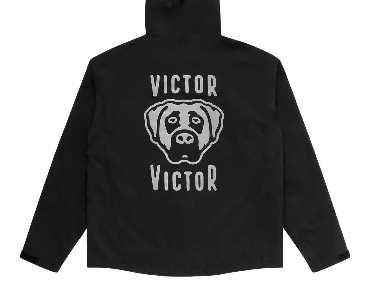 Victor Victor Dog Logo Reflective Windbreaker Jacket