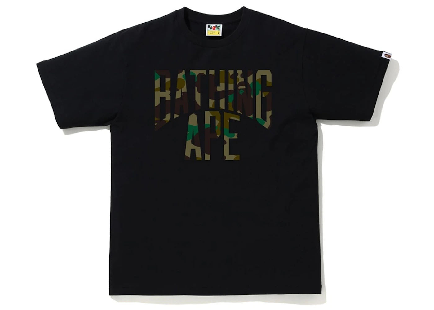 BAPE 1st Camo NYC Logo T-Shirt Black/Green
