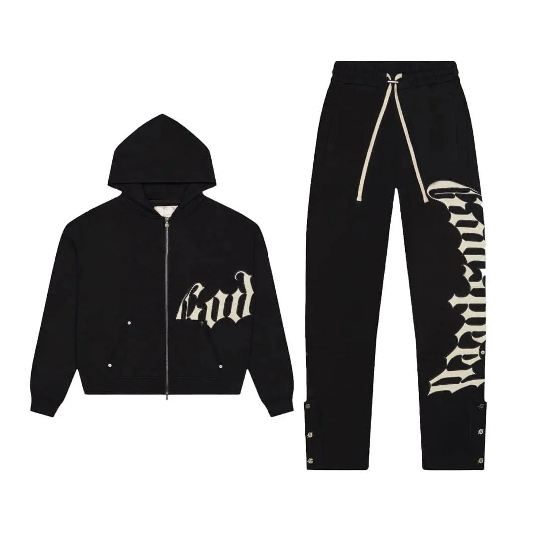 Godspeed OG Logo Black Cream Sweatsuit