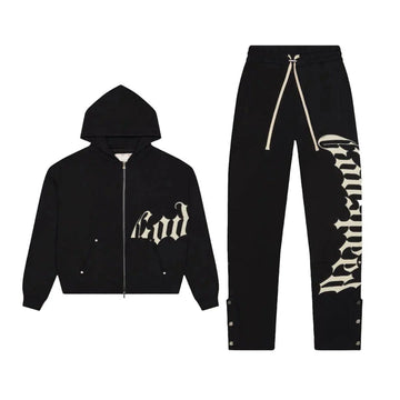 Godspeed OG Logo Black Cream Sweatsuit