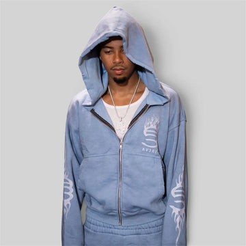 Av3ri Blue Flame Sweatsuit White/Blue