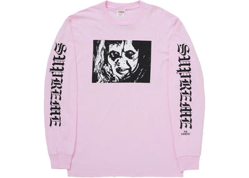 Supreme The Exorcist Mother Long Sleeve Tee Light Pink