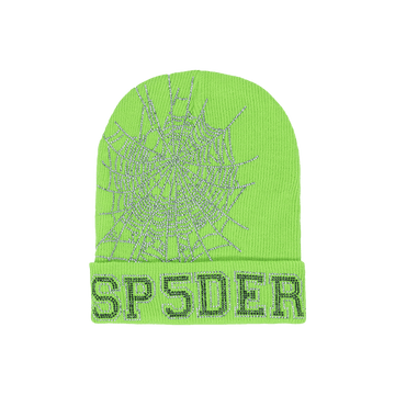 Sp5der Web Beanie Neon Green