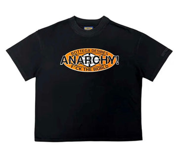 Bottega Desires Reconstructed Anarchy T-Shirt Black & Orange