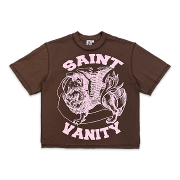 Saint Vanity Griffin Brown Pink T-Shirt