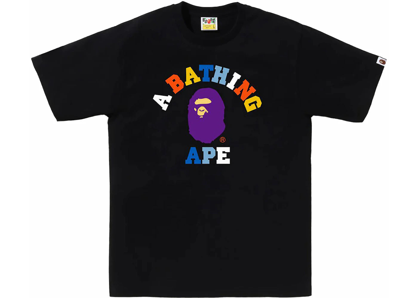 BAPE Colors College Tee (SS24) Black