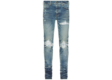 Amiri Bleached MA Paisley MX1 Jeans Honeycomb/Indigo