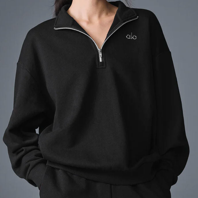 Accolade 1/4 Zip Pullover Black