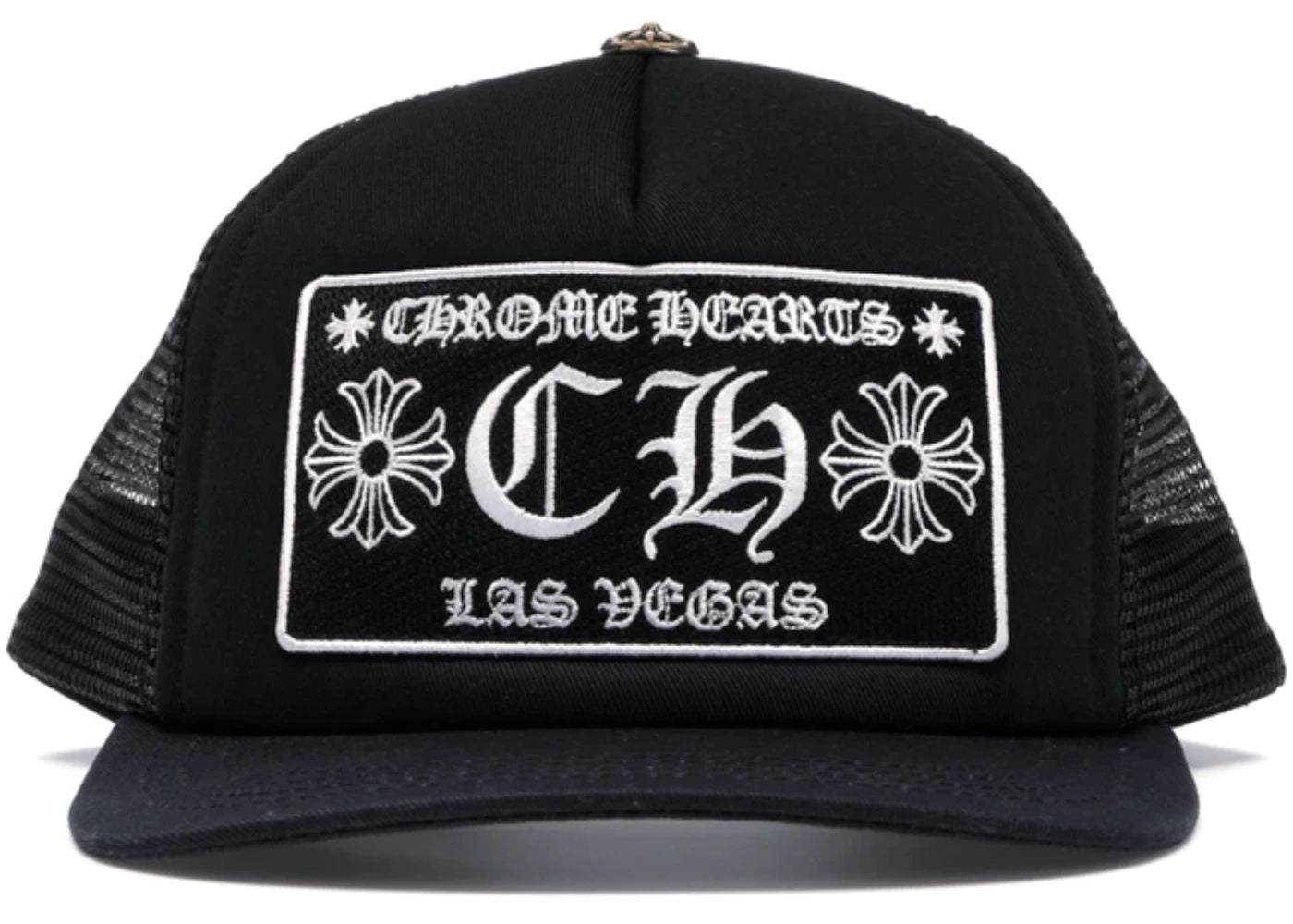 Chrome Hearts CH Las Vegas Trucker Hat Black