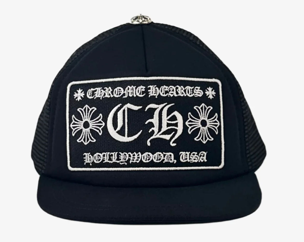 Chrome Hearts CH Hollywood Kids Trucker Hat