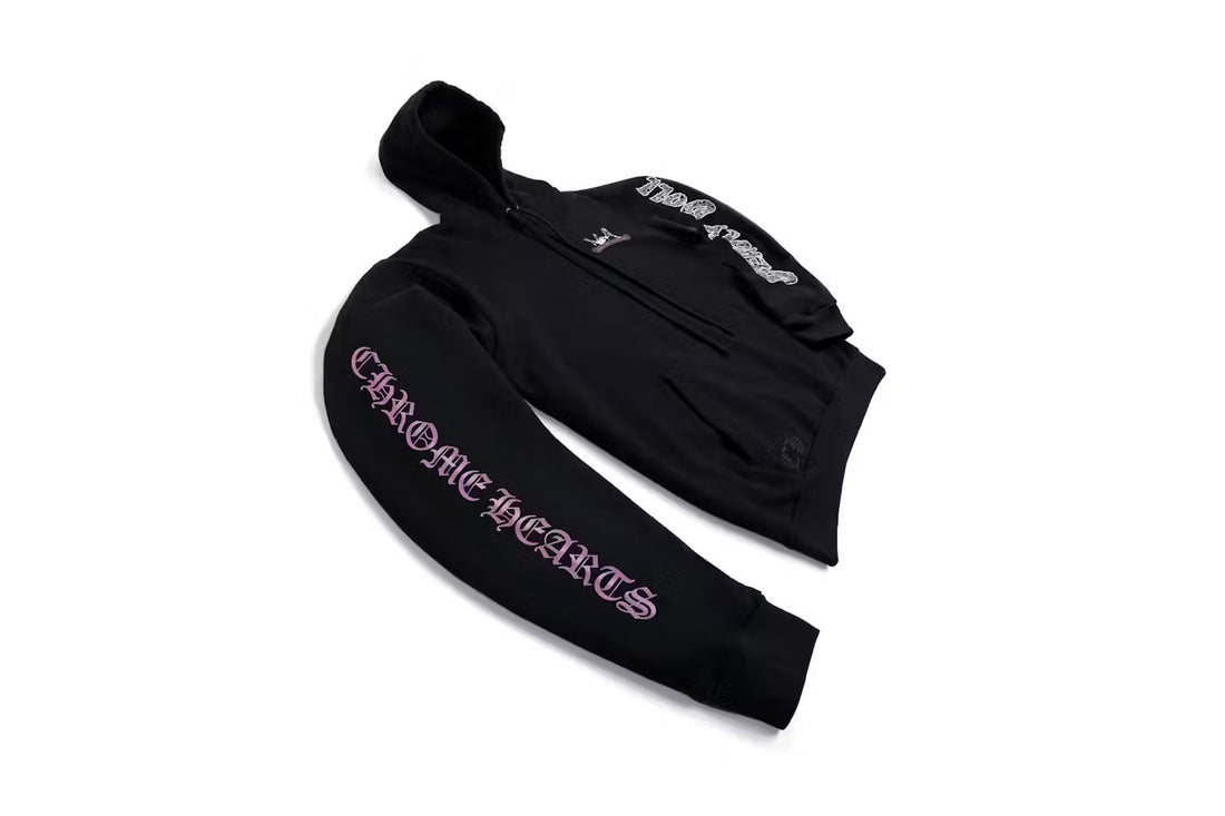 Chrome Hearts Deadly Doll Pullover Hoodie Black & Pink