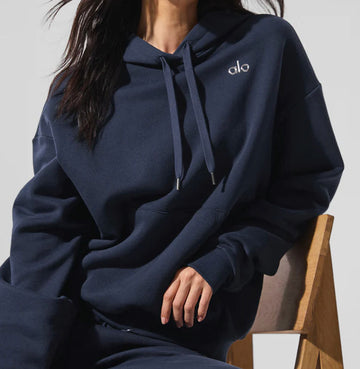 Alo Accolade Hoodie Set Navy Blue