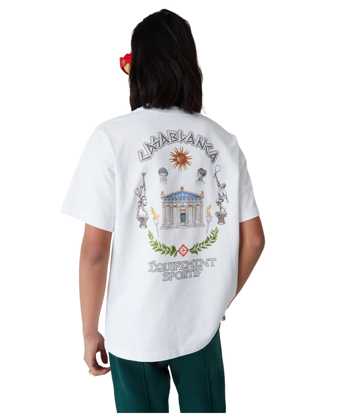 Casablanca Le Temple Du
Sport T-Shirt White