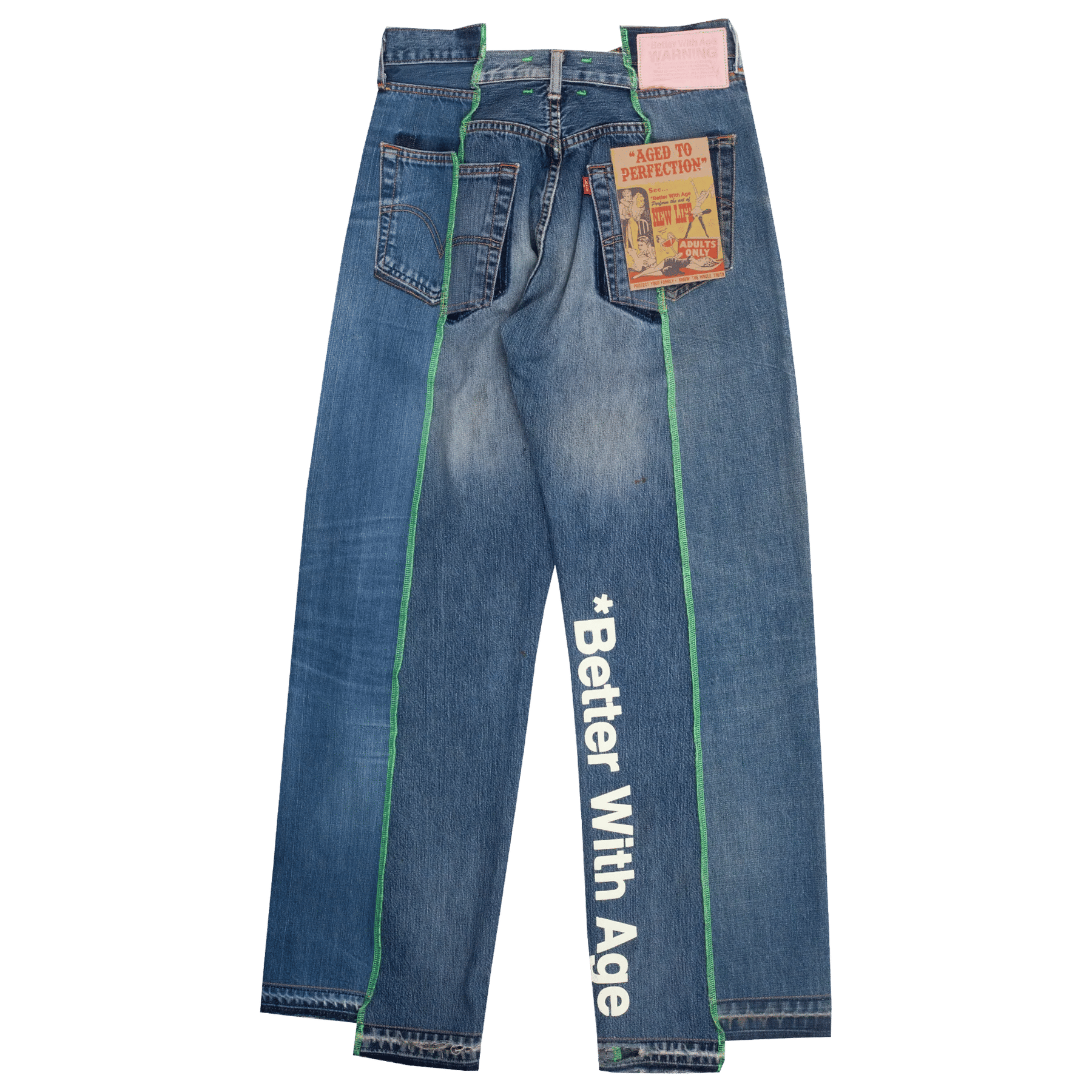 Better With Age 'Altar Reconstructed' Light Wash Jeans
