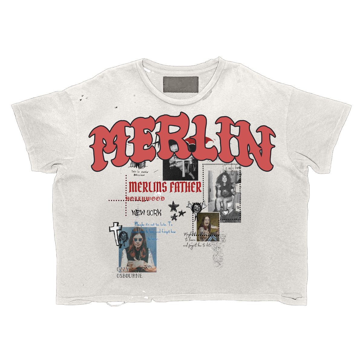 Merlin’s Father Hollywood T-Shirt White