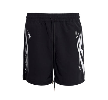 Hellstar Sports Vertical Athletic Shorts Black