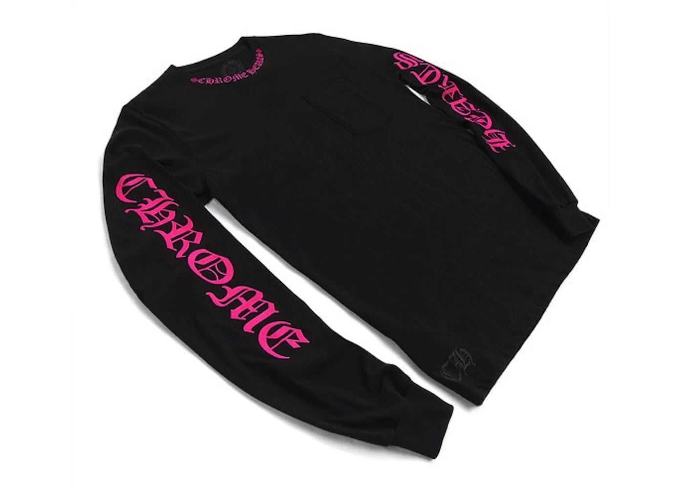 Chrome Hearts Long Sleeve Pocket Shirt Hot Pink/Black