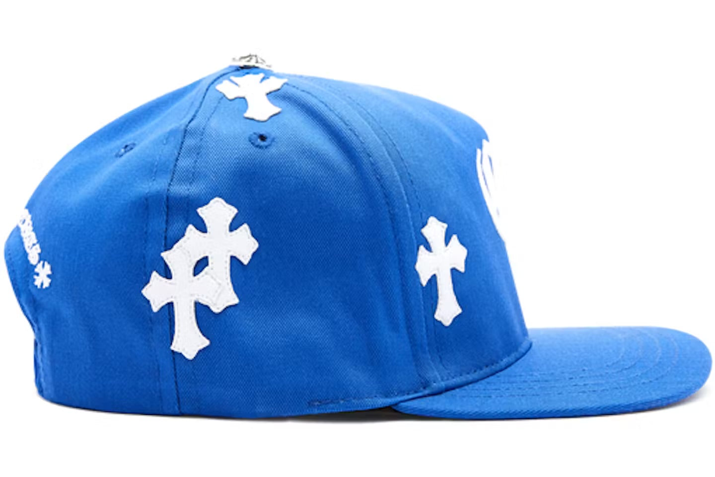 Chrome Hearts Cross Patch Baseball Hat Blue
