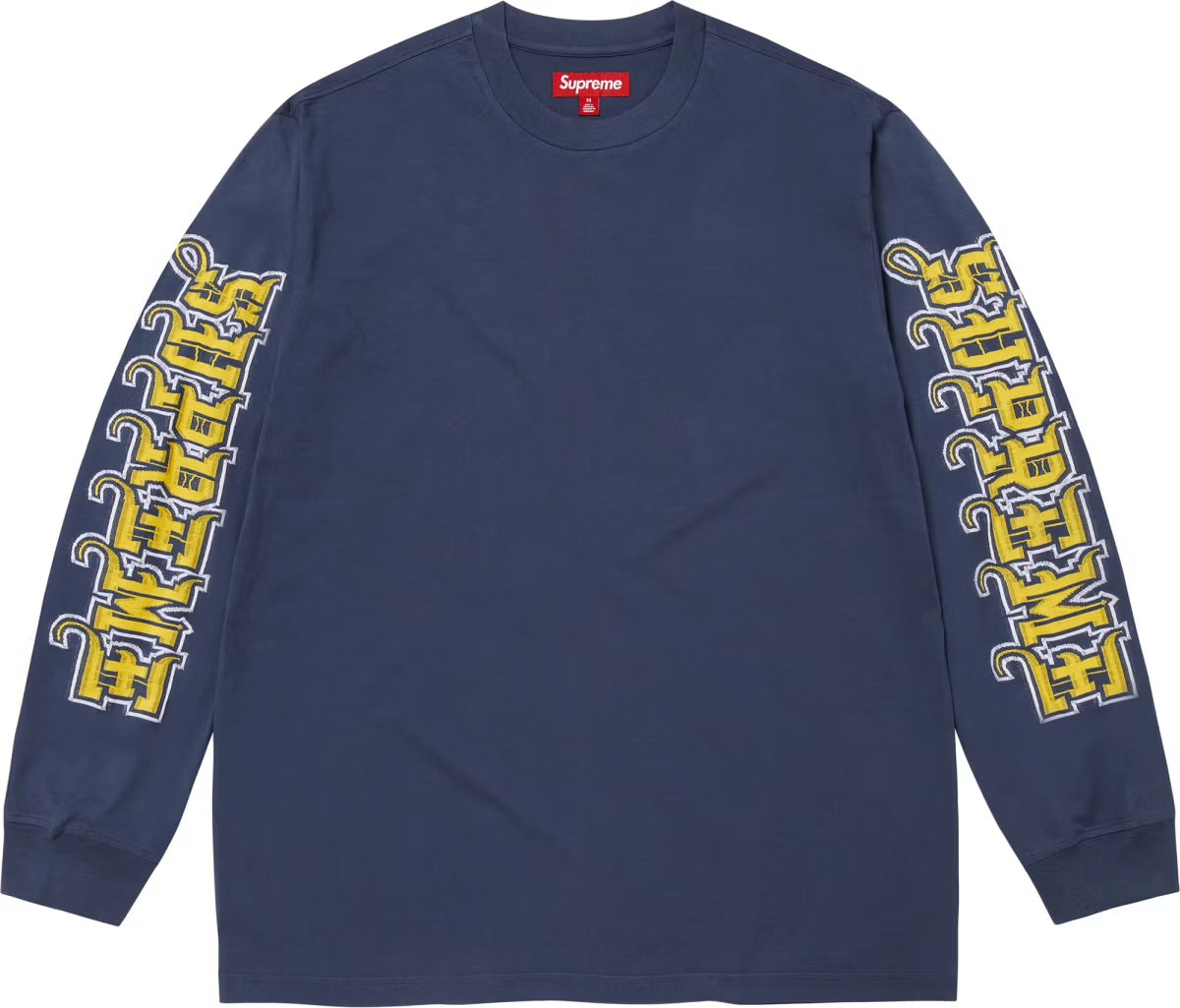 Supreme Intarsia Longsleeve Blue/Yellow