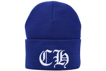 Chrome Hearts CH Logo Beanie Blue