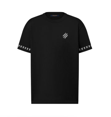 Louis Vuitton LV Monogram Sleeves T-Shirt Cotton Crewneck