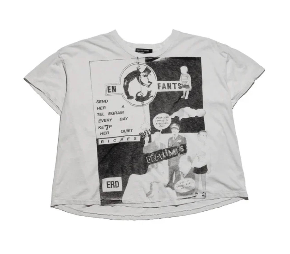 Enfants Riches Deprimes Keep Her Quiet T-Shirt White