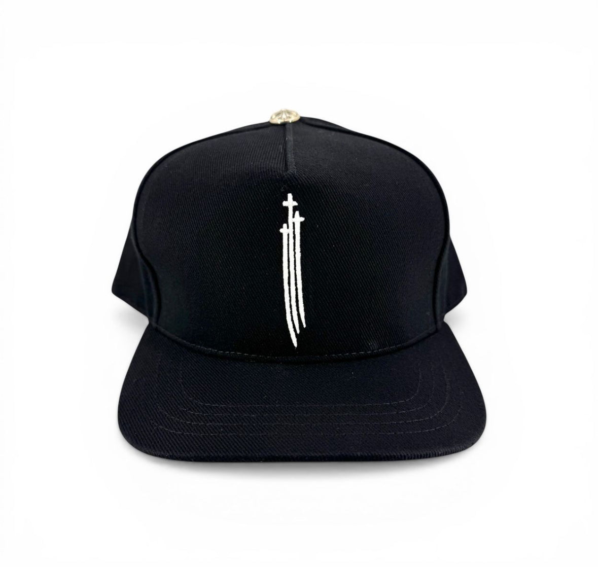 Chrome Hearts RS3 Cross Embroidered Baseball Hat
Black