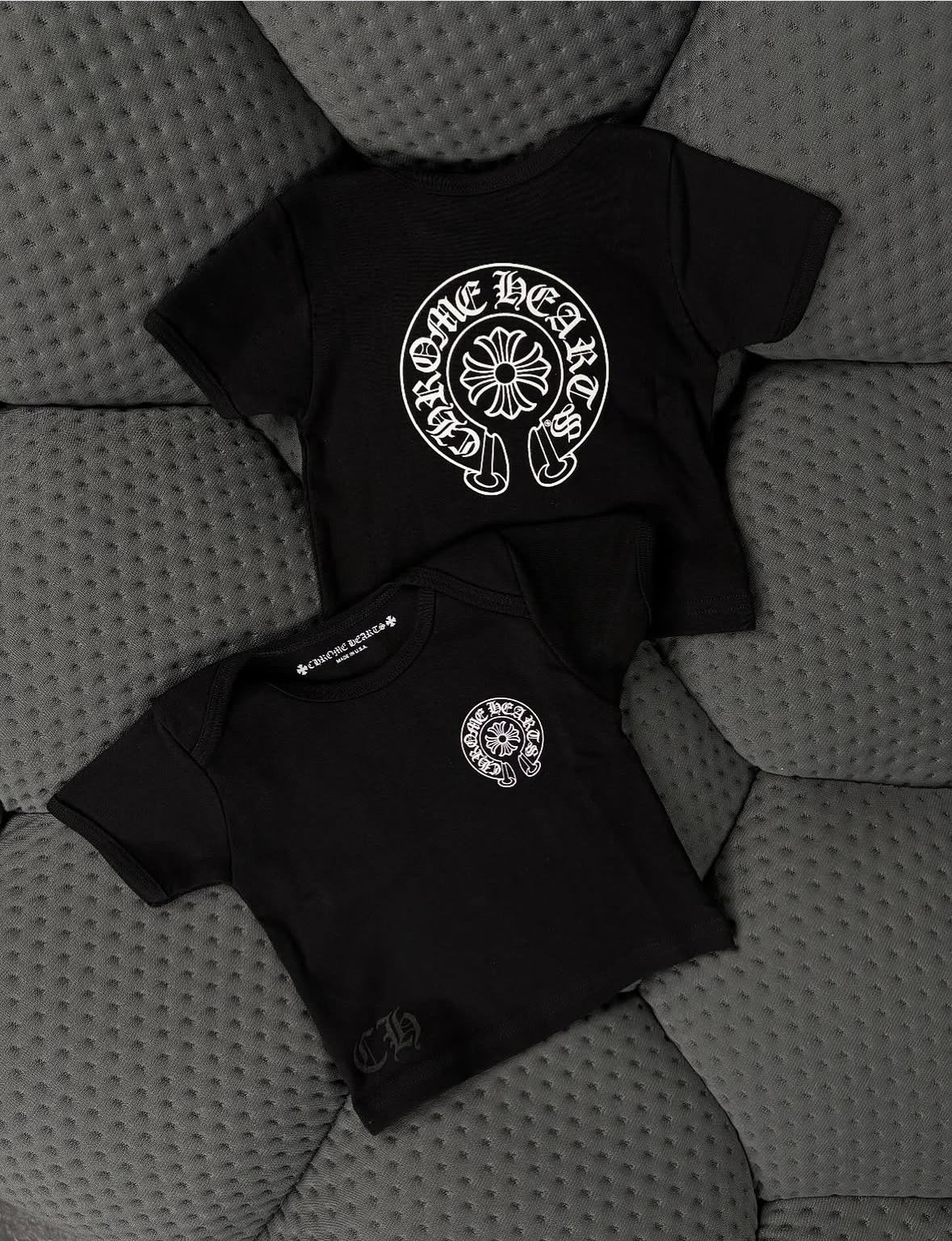 Baby Chrome Hearts Horseshoe T-Shirt Black