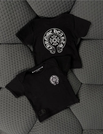Baby Chrome Hearts Horseshoe T-Shirt Black