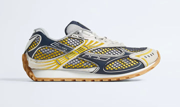Bottega Veneta Orbit Sneaker Yellow Blue