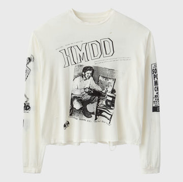 Happy Memories Don’t Die Fanzine Long Sleeve White
