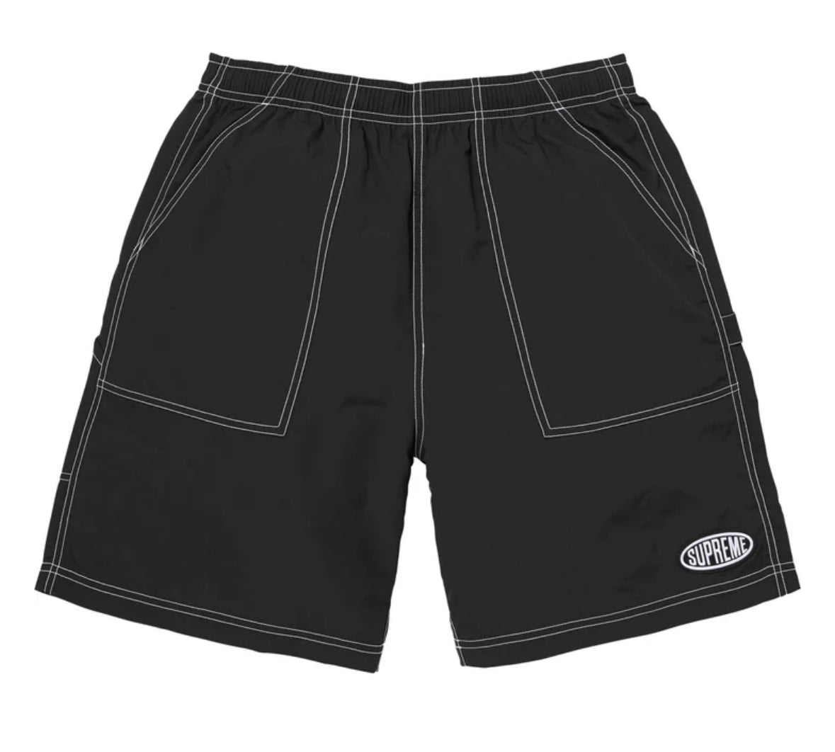 Supreme Nylon Painter Shorts Black