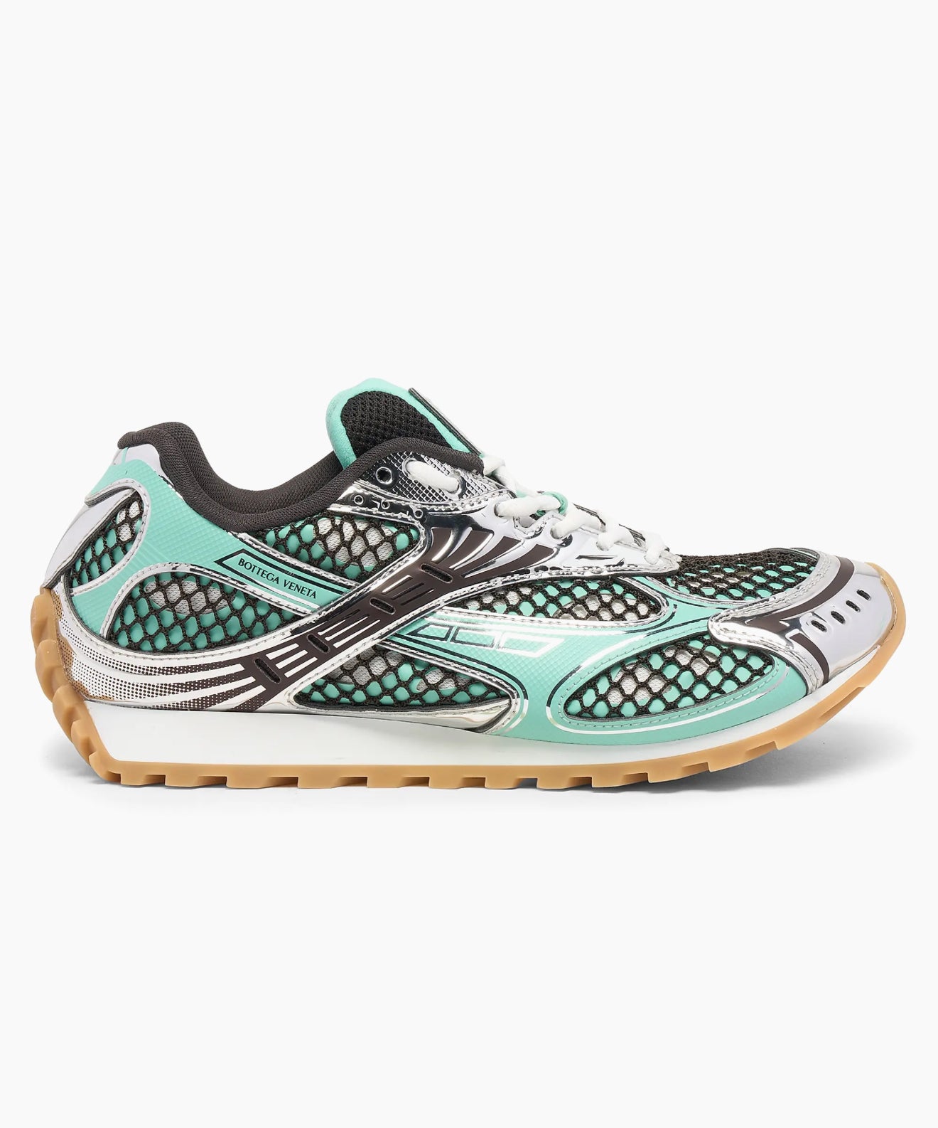Bottega Veneta Orbit Sneaker Blue Silver