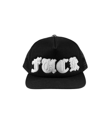 Chrome Hearts FUCK Letter Patch Trucker Hat