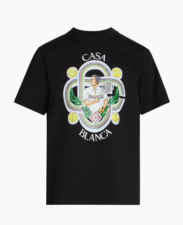 Casablanca Le Joueur T-Shirt Black
