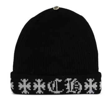 Chrome Hearts NYC Big Daddy Cashmere Beanie Black