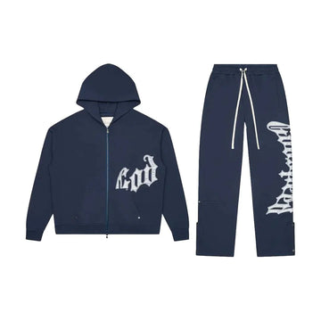 Godspeed Navy Grey OG Logo Sweatsuit