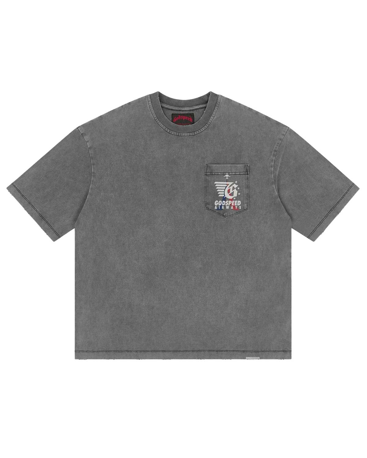 Godspeed GS Air Paris Pocket Tee Grey