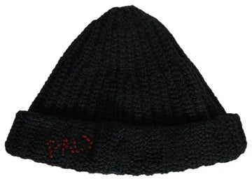 Paly Hollywood Hand Knit Beanie Black