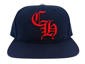 Chrome Hearts Navy/Red 6 Panel Navy Baseball Hat
