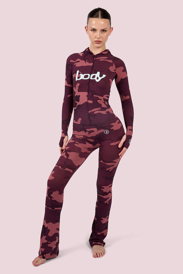 Body By Raven Berry Camo Suit