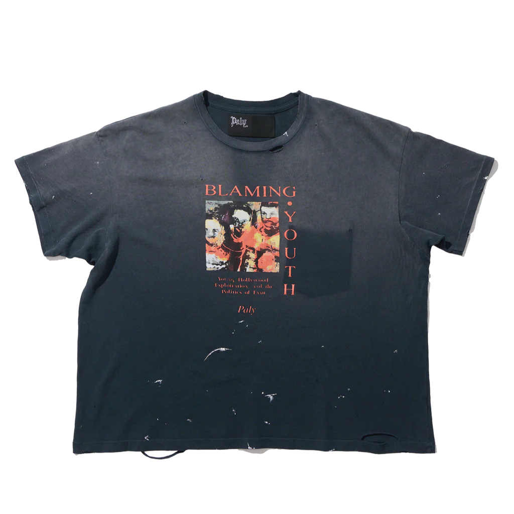 Paly Hollywood Blaming Youth T-Shirt Black