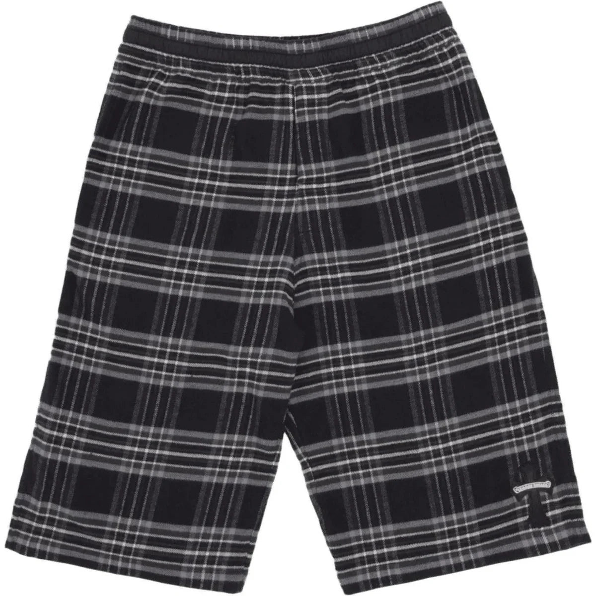 Chrome Hearts After School Plaid Flannel Cross Shorts