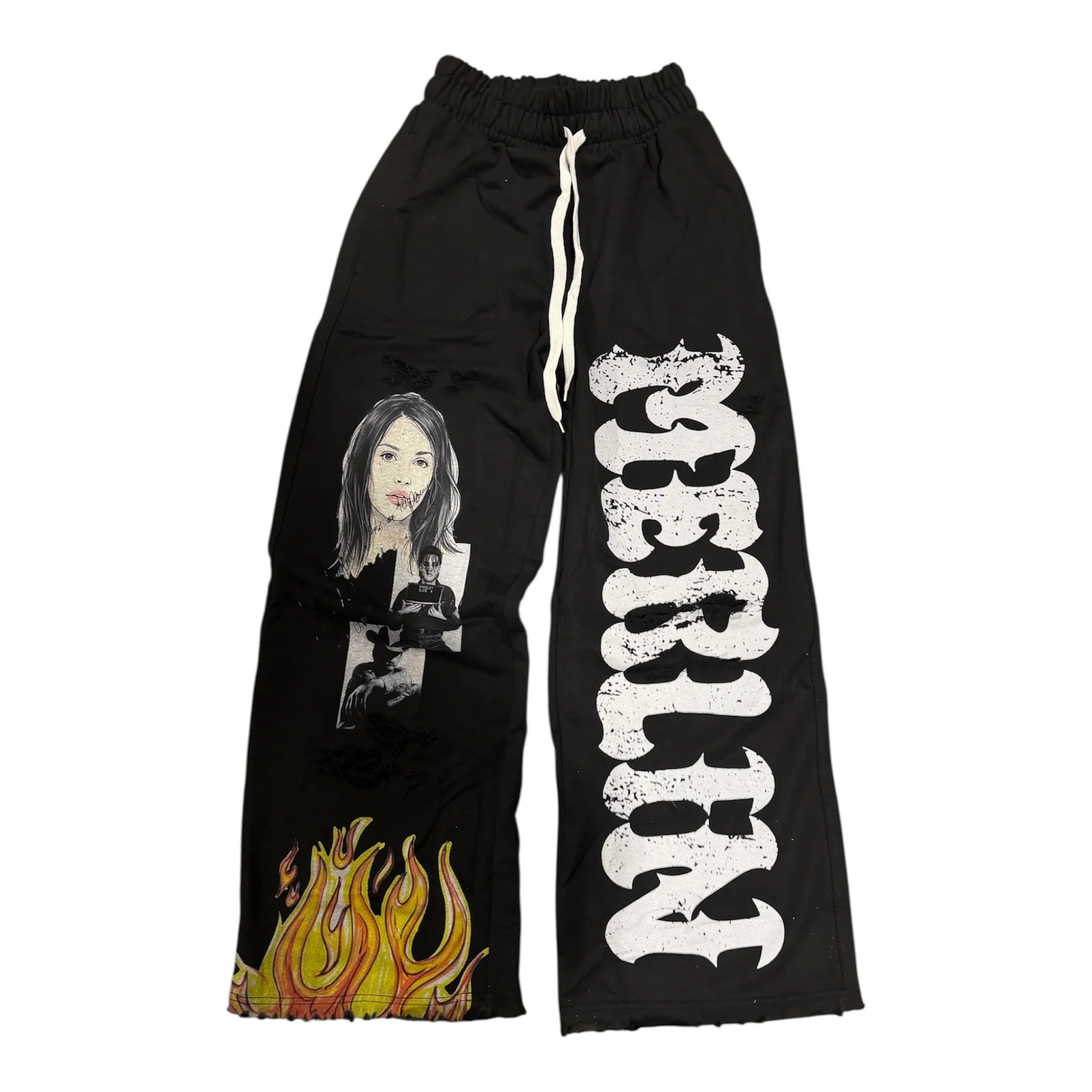 Merlins Father Pain Pants Black