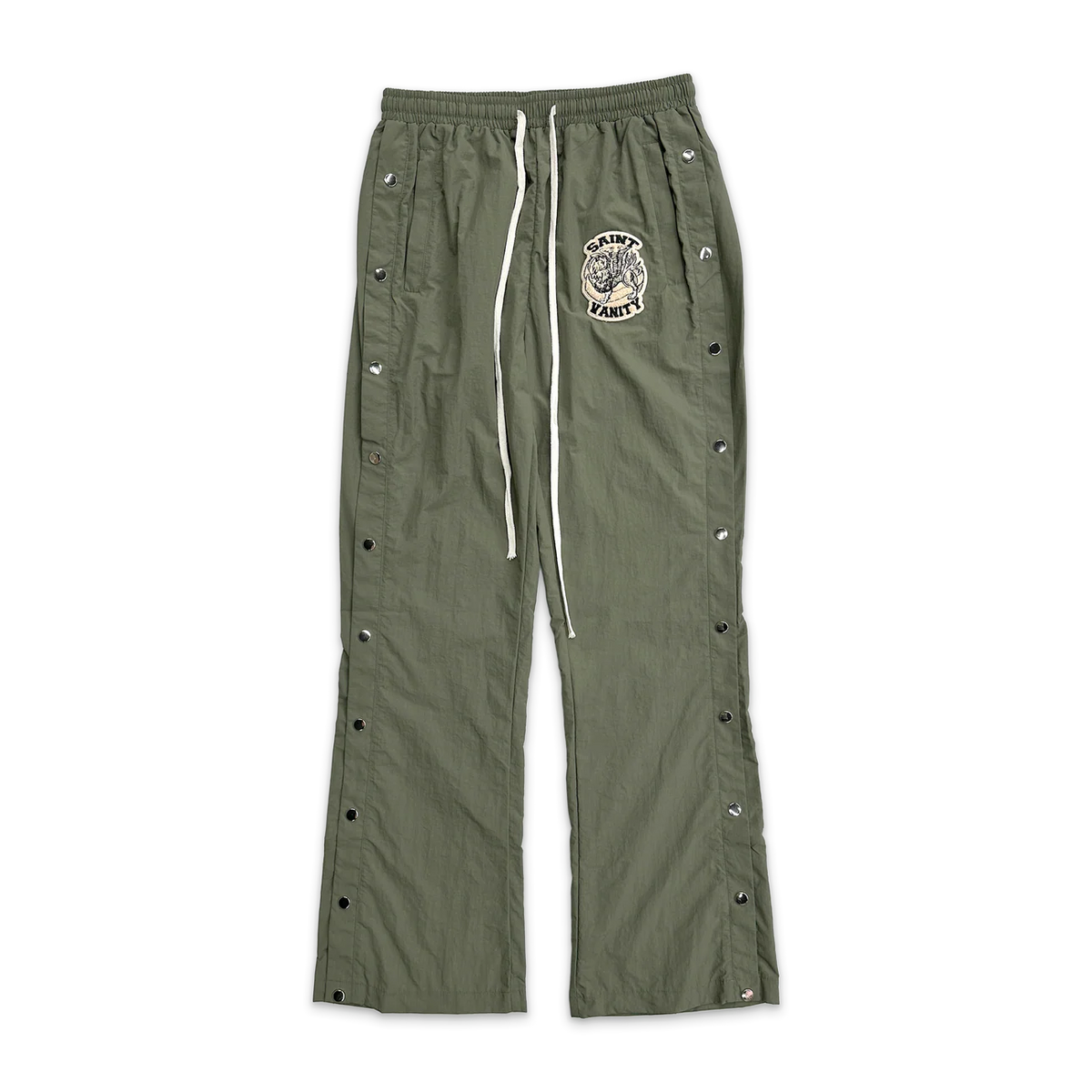 Saint Vanity 'Olive Green’ Nylon Pants