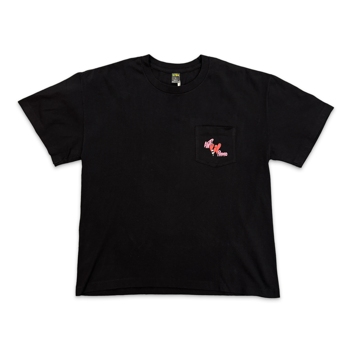Anti Promo Pink Chomper T-Shirt Black